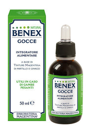 Erboristeria Magentina Natural Benex utile in caso di gambe pesanti gocce 50ml-2