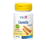 Longlife Cannella per il benessere del metabolismo 60 capsule vegetali-0
