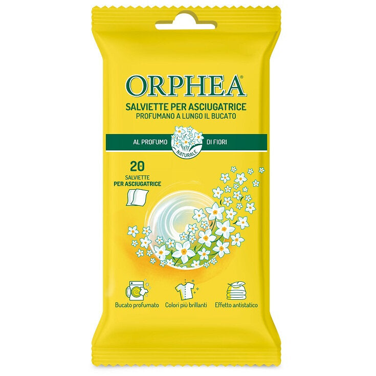Orphea Per Asciugatrice Al Profumo Di Fiori 20 Salviette-2