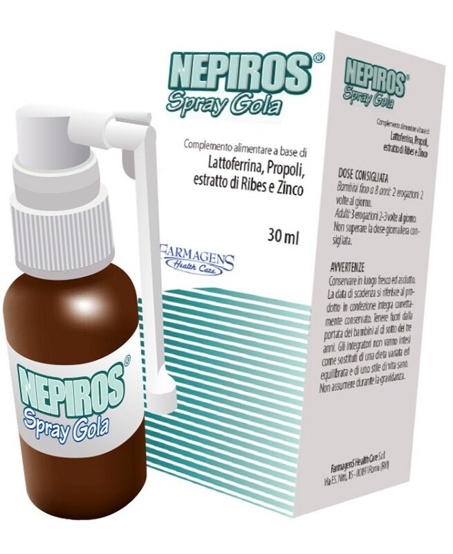 Nepiros Spray Gola benessere delle vie respiratorie 30ml-2