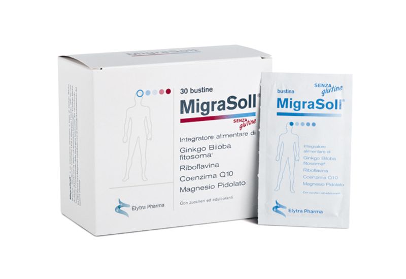 Migrasoll senza glutine emicrania 30 bustine-1