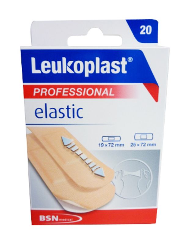 Leukoplast Professional Elastic cerotti elastici per pelli sensibili in 2 misure 20 pezzi-1