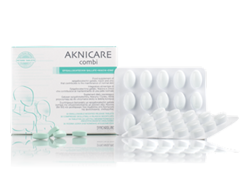 Aknicare Combi mantenimento della pelle normale 30 compresse deglutibili a rilascio modificato-1