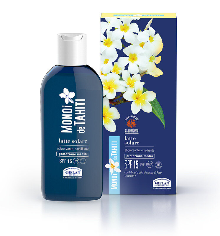 Helan Monoi De Tahiti Latte Solare SPF15 200ml-2
