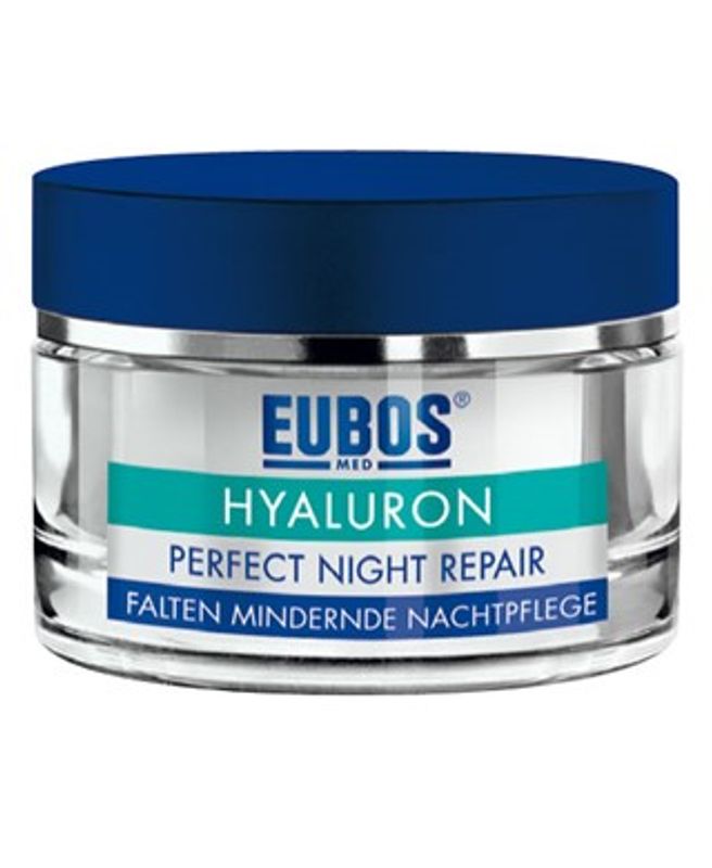 Eubos Hyaluron Perfect Night Repair crema notte multi-attiva antirughe 50ml-1