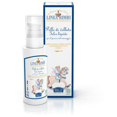 Helan Linea Bimbi Talco Liquido pelle di velluto 100ml-2
