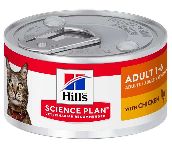 Hill's Science Plan Gatto Adult Al Pollo Lattina 82gr-3