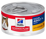 Hill's Science Plan Gatto Mature Adult Al Pollo Lattina 82gr-2