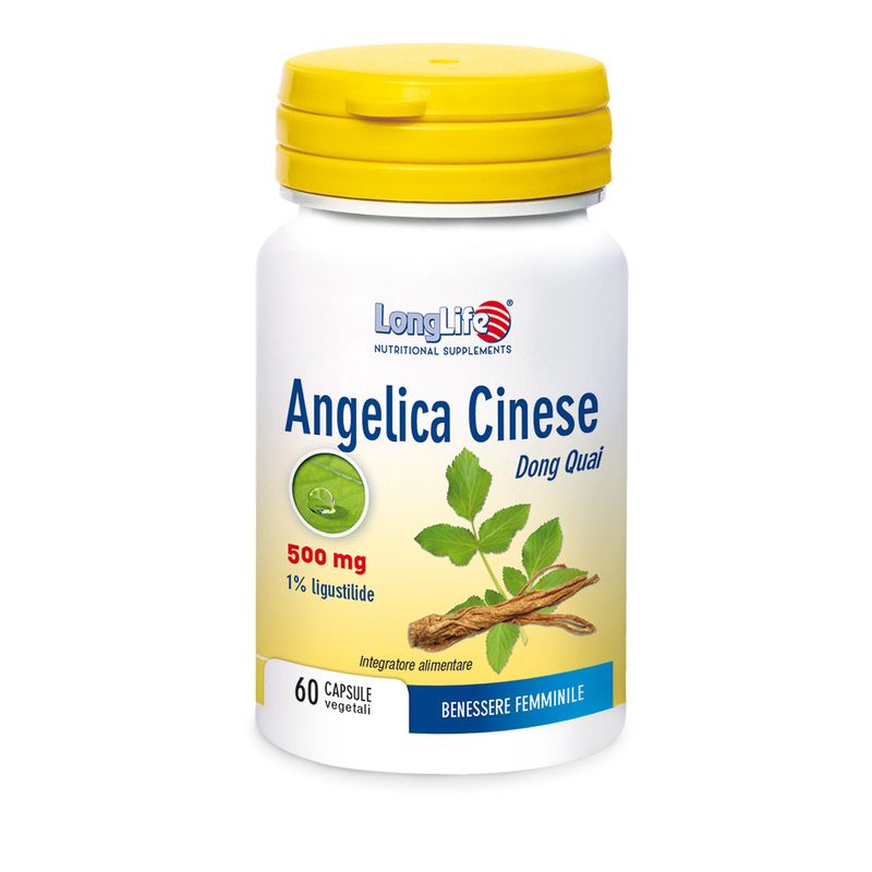 Longlife Angelica Cinese tonico energetico femminile 60 capsule-2