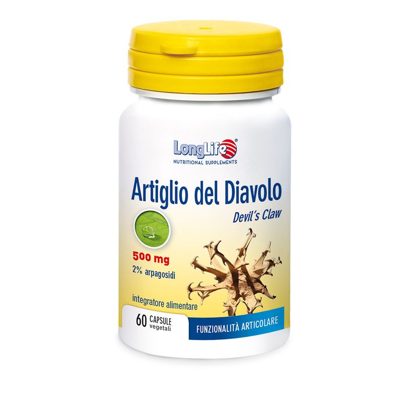 Longlife Artiglio del Diavolo benessere articolare 60 capsule 500mg-2