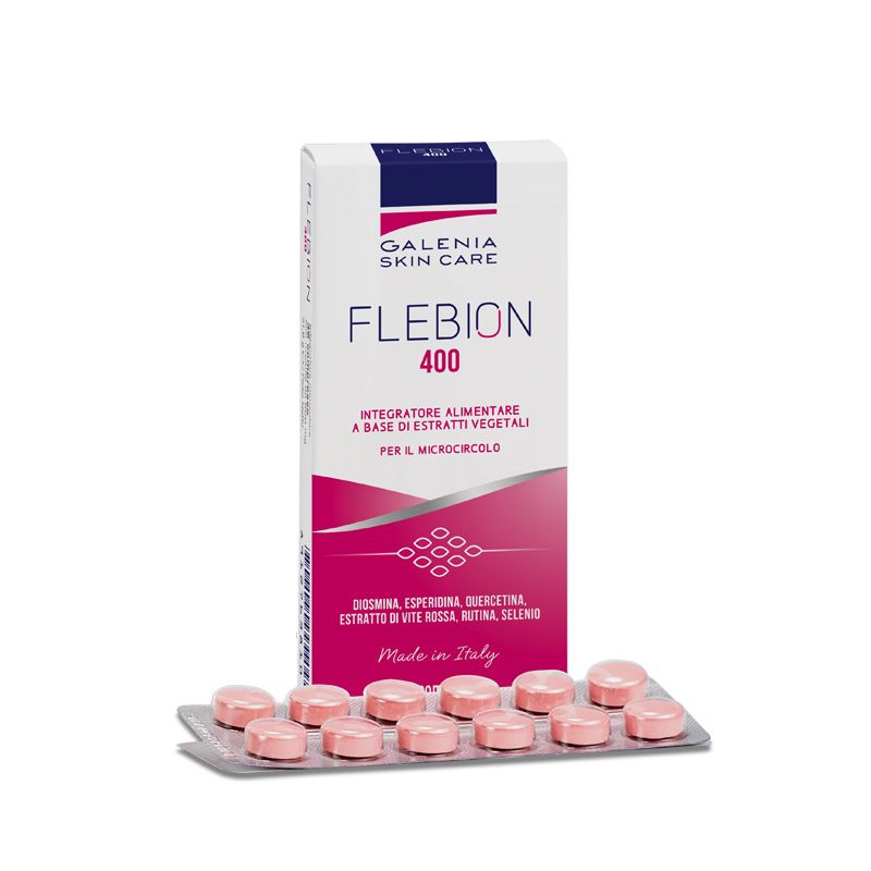 Galenia Flebion 400 microcircolo a base di estratti vegetali 36 compresse-1