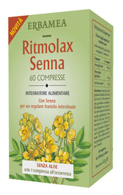 Erbamea Ritmolax Senna per un regolare transito intestinale 60 compresse-2
