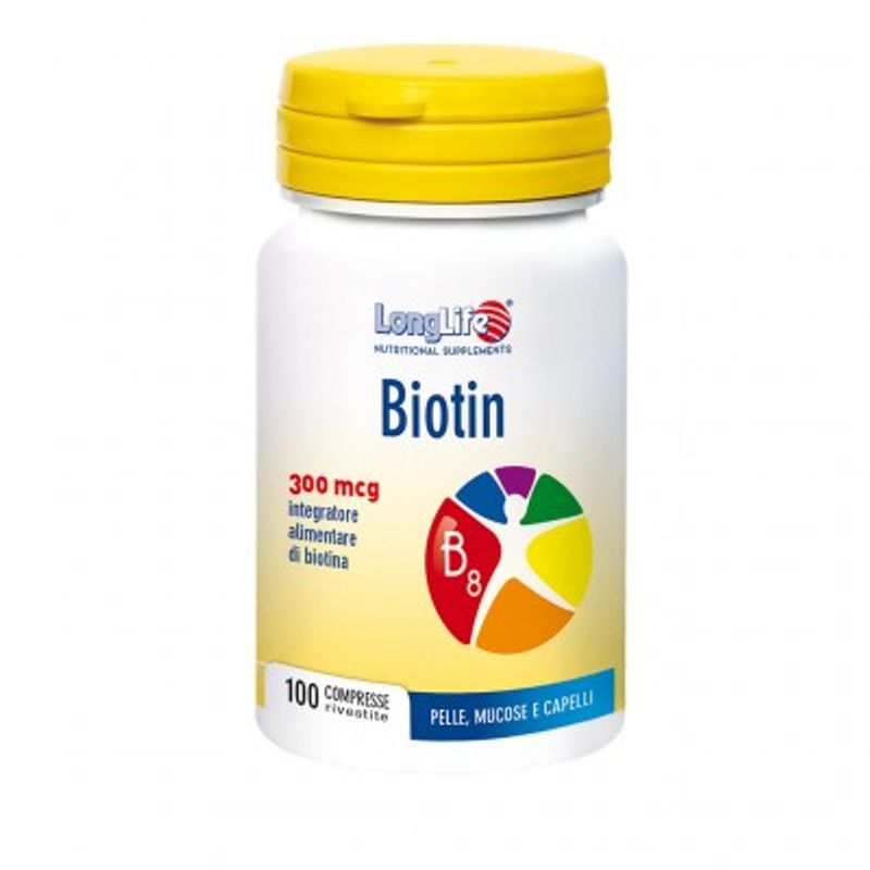 Longlife Biotin benessere cutaneo 100 compresse-1