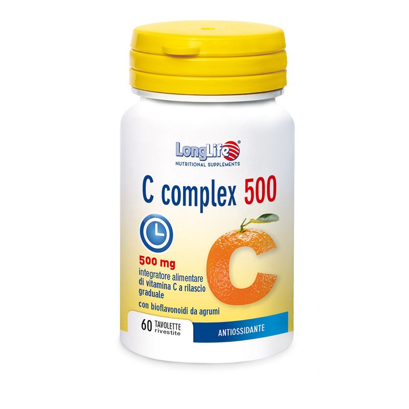 Longlife C Complex 500 t/r vitaminico 60 tavolette-0