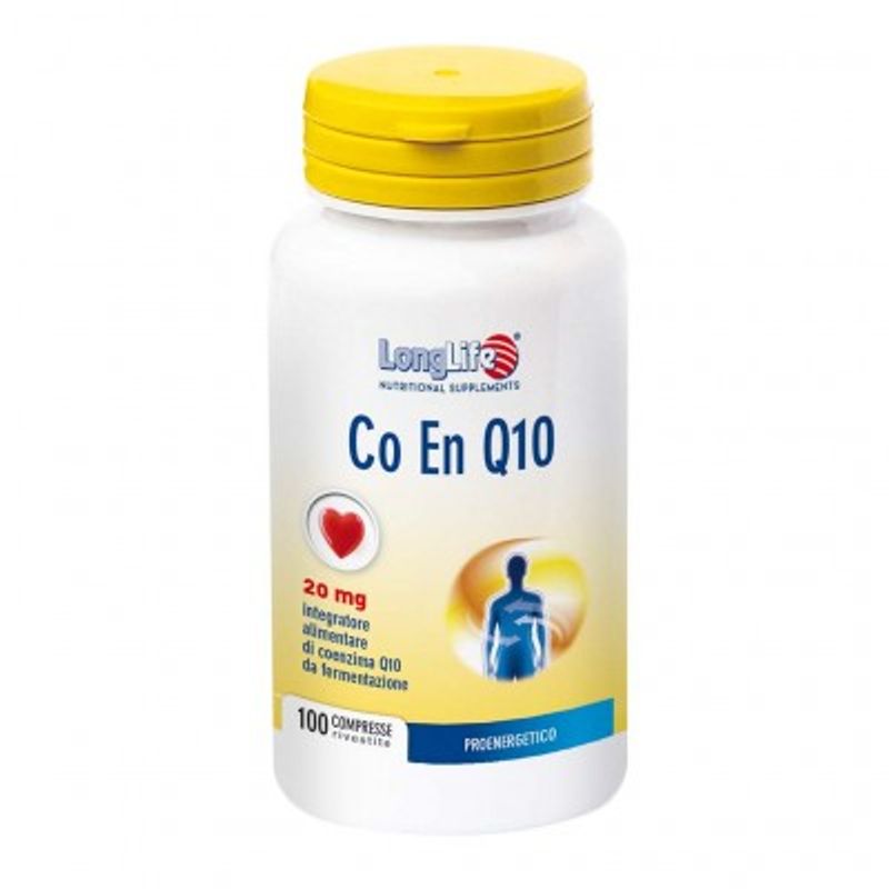 Longlife Co En Q10 20mg vitaminico ed energetico 100 compresse-1