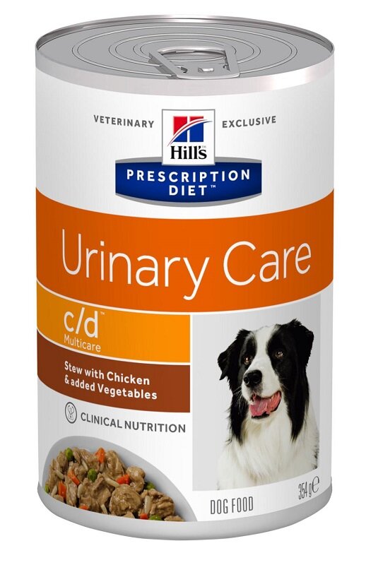 Hill's Prescription Diet C/D Urinary Cane Pollo e Verdure Lattina 354g-2