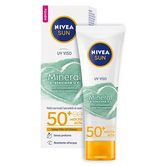 Nivea Sun UV Mineral SPF50+ crema viso solare 50ml-2