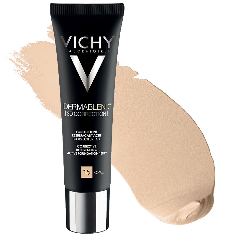 Vichy Dermablend 3D Fondotinta coprente per pelle grassa con imperfezioni tonalità 15 - 30 ml-1