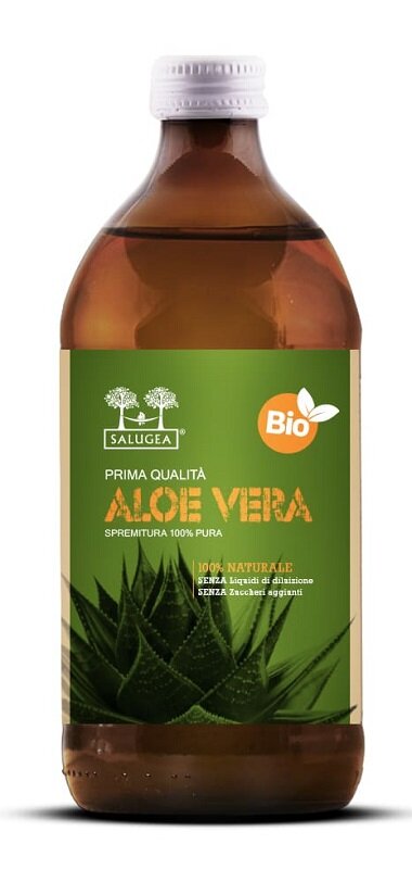 Salugea Succo di Aloe Vera Bio utile per la digestione 500ml-2