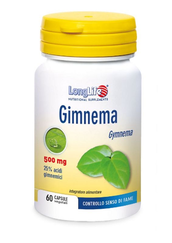 Longlife Gimnema 500mg controllo del senso della fame 60 capsule-1