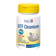 Longlife GTF Chromium integratore alimentare utile per le proteine e minerali 200mcg 100 compresse-1