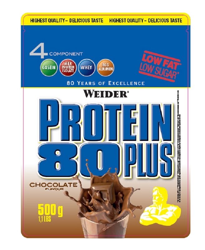 Weider Protein 80 Plus Chocolate Flavour 500g-1