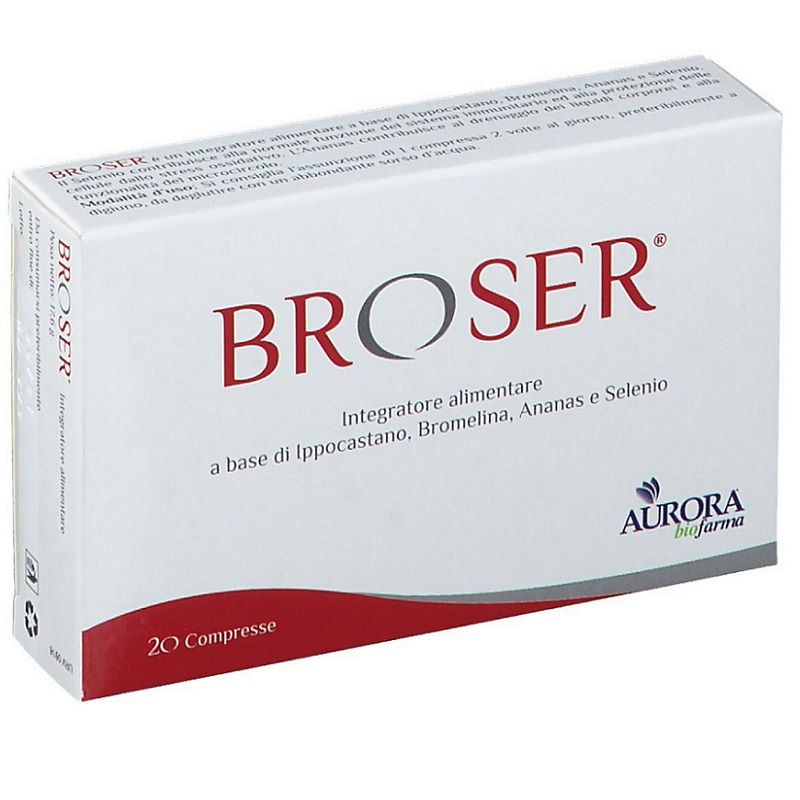 Aurora Biofarma Broser per le difese immunitarie 20 compresse-0