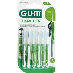 Gum trav-ler 1414 scovolini interdentali 4 + 2 IN OMAGGIO verdi-1