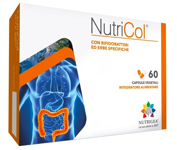 Nutrigea Nutricol per il benessere dell'intestino 60 capsule vegetali-2