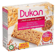 Dieta Dukan Barrette di Crusca d'Avena ai semi di lino 6 pezzi-1