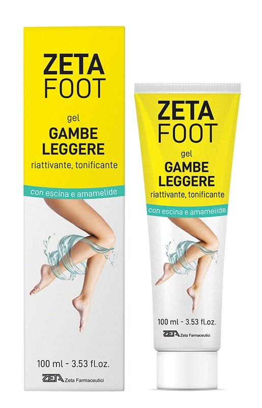 Zeta Foot Gel gambe leggere riattivante e tonificante 100ml-2