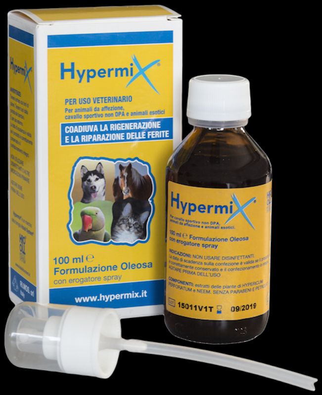 Hypermix rigenera e ripara le lesioni tessutali di ogni animale 100ml spray oleoso-1