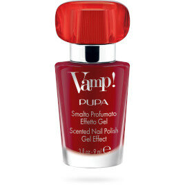 Pupa Vamp! Smalto Profumato Effetto Gel 204 Passionate Red 9ml-2