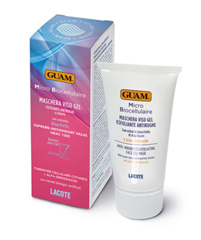 Guam Maschera viso gel esfoliante anti-rughe a strappo 75ml-1