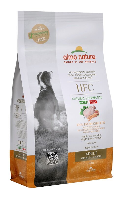 Almo Nature HFC Adult Crocchette Pollo Cani Adulti Taglia Media E Grande Sacco 1,2kg-2