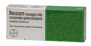 Becozym Vitamina B dosaggio alto 20 compresse gastroresistenti-1