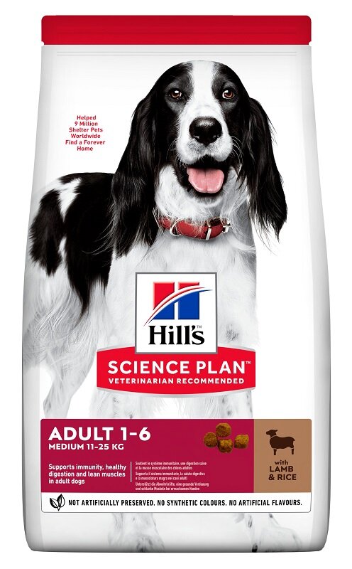 Hill's Science Plan Adult Cane Lamb&Rice Medium 18kg-1