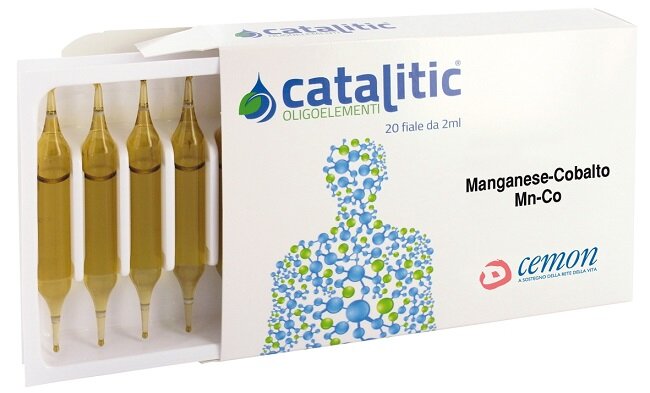 Cemon catalitic oligoelementi soluzione Manganese-Cobalto Mn-Co 20 fiale da 2ml-2
