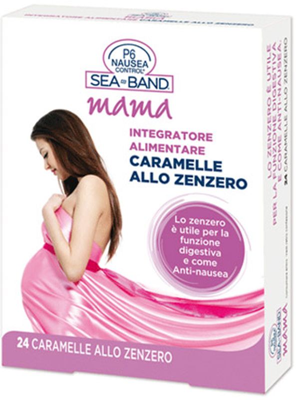 P6 Nausea Control Mama Caramelle Anti-nausea in gravidanza allo zenzero 24 caramelle-1
