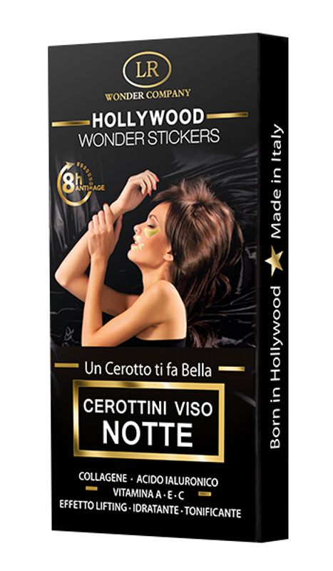 Wonder Stickers Hollywood Cerottini viso notte anti-età 5+10 bustine-1