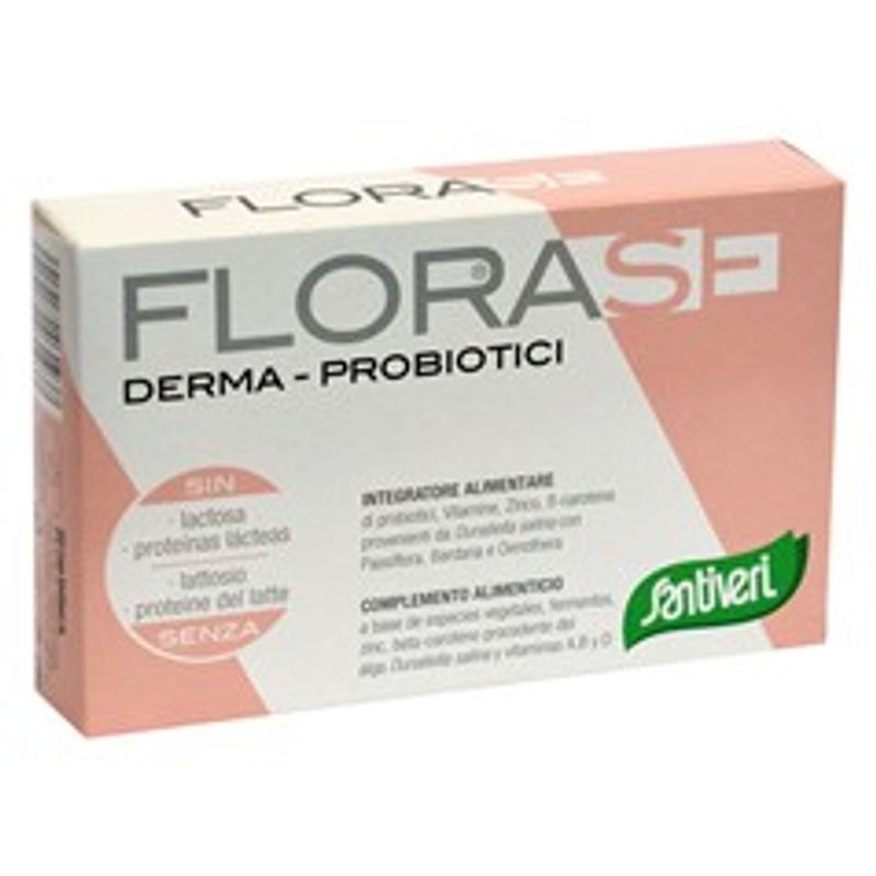 FLORAse Derma-Probiotici benessere della pelle 40 capsule-1