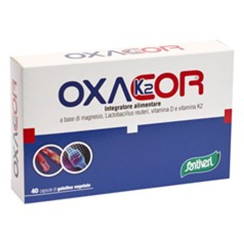Oxacor K2 benessere delle ossa 40 capsule di gelatina vegetale-1