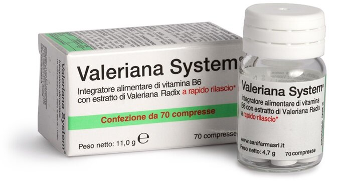 Valeriana System benessere del sonno 70 compresse-1