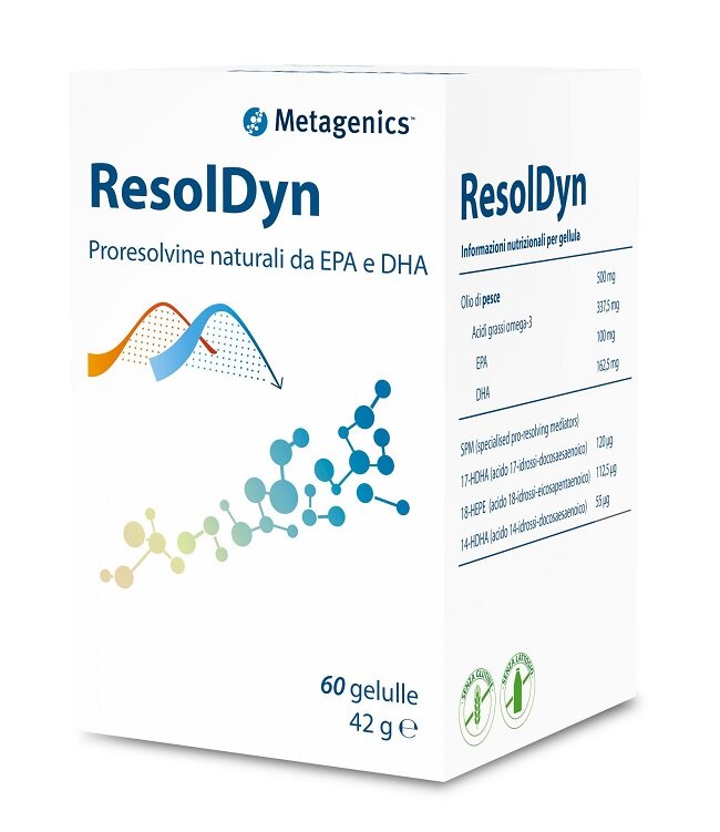 Metagenics ResolDyn integratore di acidi grassi omega 3 formato da 60 gelulle-2