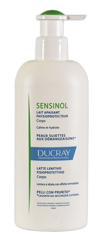 Ducray Sensinol Latte Lenitivo Fisioprotettivo per Pelli con Prurito da Secchezza Cutanea 400ml-1