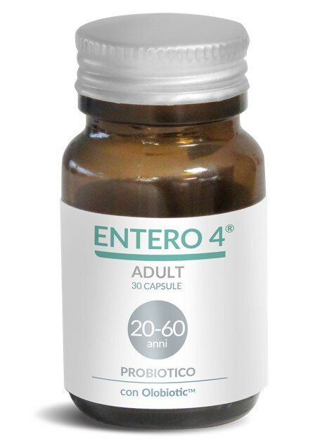 Entero 4 Adult per l'equilibrio della flora batterica intestinale 30 capsule-2