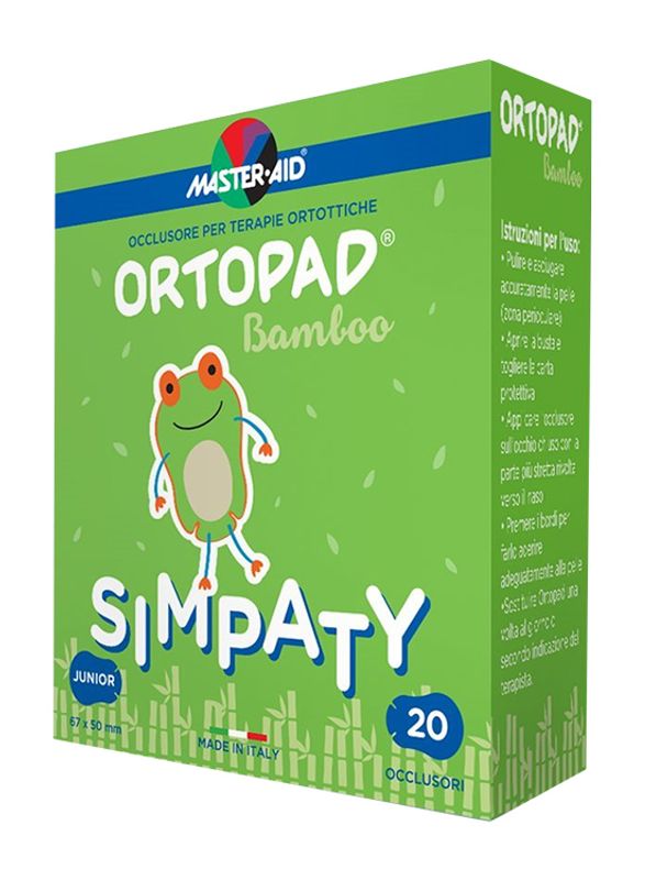Ortopad Simpaty Bamboo Junior 20 pezzi dim. 67x50mm-1
