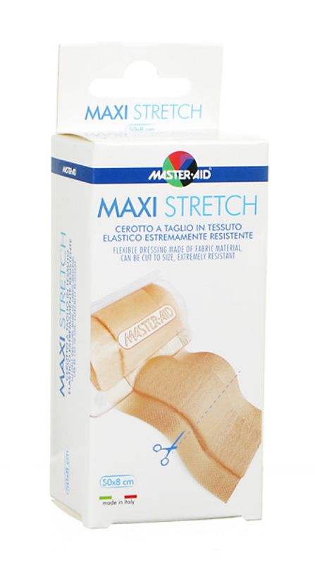 Maxi Stretch cerotto a taglio in tessuto elastico resistente 50x8 cm-1