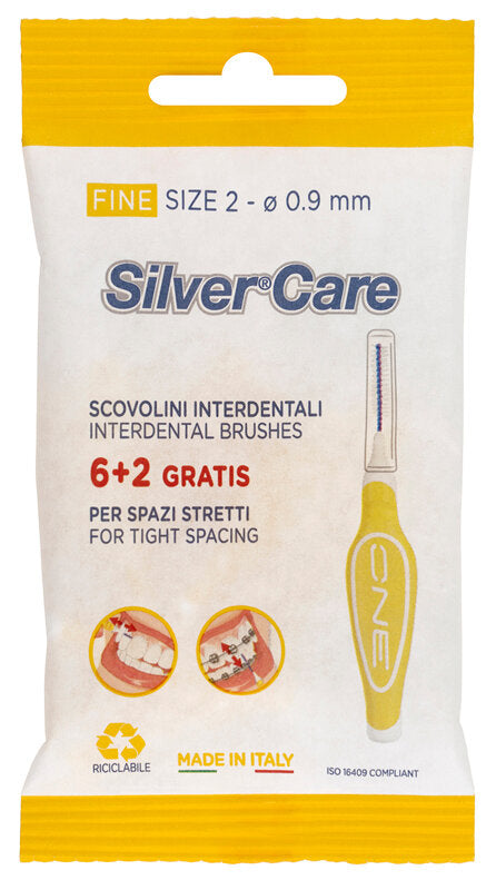 Silver Care Fine Size 2 scovolino interdentale 8 pezzi-2
