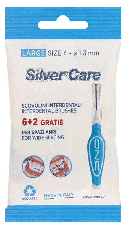 Silver Care Large Size 4 scovolino interdentale 8 pezzi-2